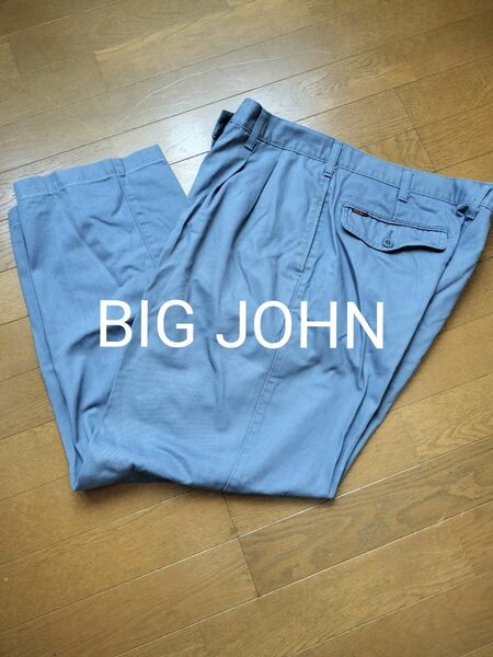 値下げ/BIG JOHNタック入り/ 作業着ボトムス/ パンツsize36綿100