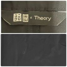 良品 ユニクロ【UNIQLO】× セオリー【Theory】感動イージーパンツ コラボ ヒモ ウエスト84〜92cm/股下78cm ブラック/黒 321-444609 L？？_画像10