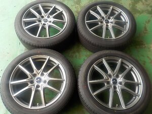 HS17039 ウェッズ レオニス ９０系 ＶＯＸＹ キックス ６０系 プリウス 等 ＰＲＯＸＥＳ 205/55R17 ９．９分山 付 ７Ｊ +４２