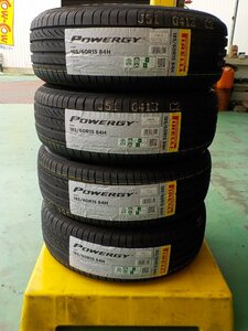 t) PIRELLI POWERGY power ji-185/60R15 2024 year made new goods tire 4 pcs set 