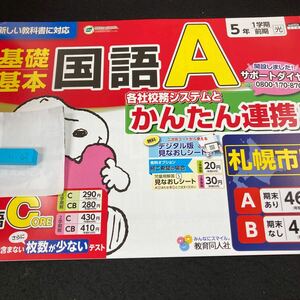 いー021 基礎基本 国語A ５年 1学期 前期 教育同人社 問題集 プリント 学習 ドリル 小学生 漢字 テキスト テスト用紙 教材 文章問題※7