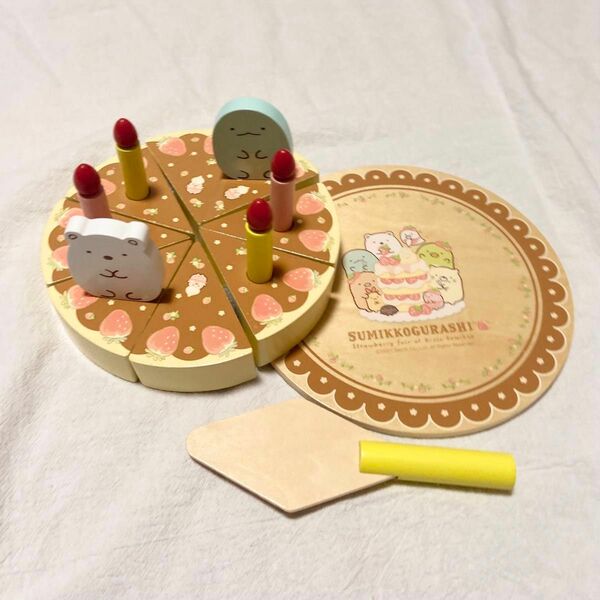 sale1680↓ 【箱無し】美品 すみっコぐらし 木製 デコレーションケーキ