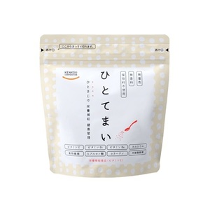 ひとてまい 100g 2024.6末 スプーン付き ビタミンE セット 健康コーポレーション 食物繊維 フィッシュコラーゲン