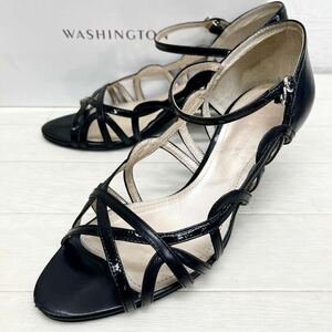 1451* сделано в Японии WASHINGTON Washington обувь обувь туфли-лодочки ремешок каблук casual черный женский 23.5