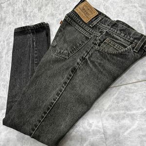 U＊ 米国製 '希少 90's ビンテージ' LEVI’S リーバイス 505 オレンジタブ デニムパンツ / ジーンズ W30 L30 USA製 96年製 古着 釦裏530