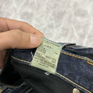 U＊ 08年製 '希少モデル' LEVI’S リーバイス 502 STRAIGHT ヒゲ加工 デニムパンツ / ジーンズ W30 L32 メンズ ボトムス 古着 ビッグパッチの画像7