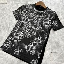 N ＊ 良品 イタリア製 国内正規品 '高級紳士服' LANVIN ランバン 半袖 総柄 Tシャツ / カットソー XS メンズ トップス _画像1