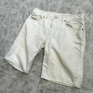 A ■ 国内正規品 '履き心地抜群' DIESEL ディーゼル BREGANZE コットン ハーフ / ショート パンツ size32 メンズ 紳士服 ボトムス 古着 