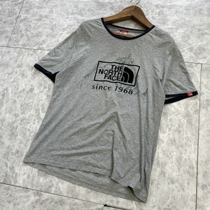 VV ■ 大きいサイズ '人気モデル' THE NORTH FACE ノースフェイス 半袖 COTTON プリント Tシャツ / カットソー 2XL メンズ トップス 古着 