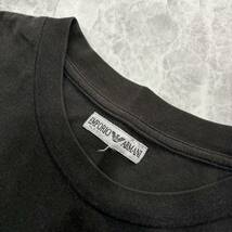 W ＊ 日本製 '希少 80's ビンテージ' EMPORIO ARMANI エンポリオアルマーニ 半袖 ロゴプリント Tシャツ / カットソー L メンズ トップス _画像5