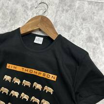 X■ 良品 / 人気モデル '着心地抜群' JIM THOMPSON ジムトンプソン 半袖 プリント Tシャツ / カットソー sizeM レディース 婦人服 トップス_画像3