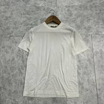 X ■ イタリア製 '高級感溢れる' Cruciani クルチアーニ 半袖 COTTON ストレッチ素材 Tシャツ / カットソー size50 紳士服 トップス 古着 _画像2