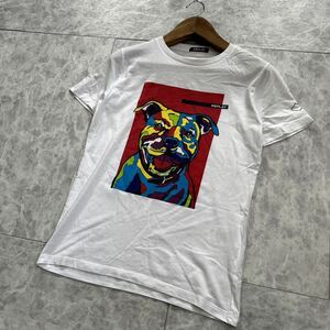 VV ■ 人気デザイン '着心地抜群' REPLAY リプレイ 半袖 COTTON プリント Tシャツ / カットソー sizeS メンズ 紳士服 トップス 古着 