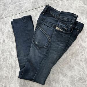  VV ■ 国内正規品 '履き心地抜群' DIESEL ディーゼル IAKOP REGULAR SLIM TAPERED デニムパンツ / ジーンズ W26L32 婦人服 ボトムス 古着