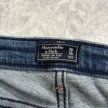 VV ■ 古着 '履き心地抜群' Abercrombie&Fitch アバクロンビー＆フィッチ HARPER LOW RISE SUPER SKINNY デニムパンツ / ジーンズ 30/10R_画像8