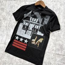 1円~ ＊ 良品 国内正規品 'ラグジュアリーウェア' GIVENCHY ジバンシィ 半袖 プリント Tシャツ / カットソー XS メンズ トップス _画像1