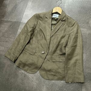 KK # сделано в Японии '.. осуществлен дизайн ' Paul + Paul Smith Paul Smith LINEN. tailored jacket size40 женский верхняя одежда внешний 