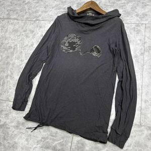 GG ■ 国内正規品 '人気モデル' DIESEL ディーゼル 長袖 WOOL混 フード付き プルオーバー パーカー / トップス sizeL メンズ 上着 古着 