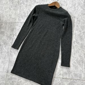 FF * beautiful goods domestic regular goods ' comfortable eminent ' POLO RALPH LAUREN Polo Ralph Lauren high quality WOOL. knitted knee length one piece XS lady's 