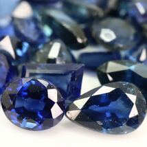 (天然サファイアおまとめ50ct)m 裸石 宝石 Sapphire sapphire サファイア コランダム 藍玉 jewelry ジュエリー K②_画像1