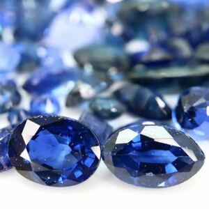 (天然サファイアおまとめ50ct)m 裸石 宝石 Sapphire sapphire サファイア コランダム 藍玉 jewelry ジュエリー K③