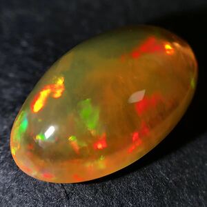 遊色効果!!(天然ファイアオパール4.196ct)m 約14.9×9.2mm ルース 裸石 宝石 ジュエリー fire jewelry opal i