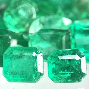 (天然エメラルドおまとめ)m 30ct 裸石 宝石 コランダム beryl jewelry ジュエリー ベリル emerald K③