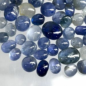 (天然サファイアおまとめ100ct)j 裸石 宝石 Sapphire sapphire サファイア コランダム 藍玉 jewelry ジュエリー カボション i④