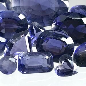 (天然アイオライト13点おまとめ20ct)m ルース 裸石 宝石 ジュエリー jewerly iolite i