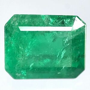 (天然エメラルド0.621ct)m 約5.8×4.6mmソーティング付 ルース 裸石 宝石 ジュエリーjewerly emerald i