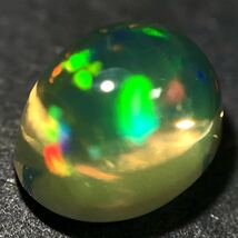 遊色効果!!(天然オパール1.326ct)m 約7.6×6.0mm ルース 裸石 宝石 ジュエリー jewelry opal i_画像1