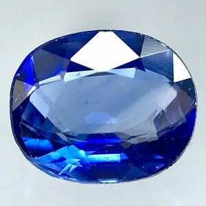 (天然サファイア0.536ct)m 約5.3×4.4mm ルース 裸石 宝石 ジュエリー sapphire corundum コランダム i