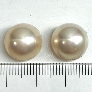 (マベパール2点おまとめ)j 約12.8-12.9mm 2.8g/14.0ct pearl パール 半円真珠 ジュエリー jewelry 裸石 宝石 DE8 i