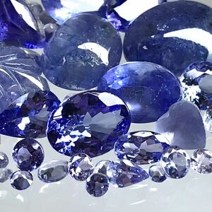 (天然タンザナイトおまとめ20ct)m ルース 裸石 宝石 ジュエリー jewerly tanzanite i