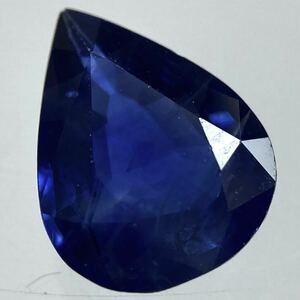 〔天然サファイア0.898ct〕m 約7.49×6.00mm ルース 裸石 宝石 ジュエリー sapphire corundum コランダム テDE0