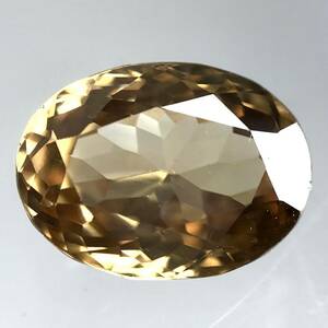 (天然ジルコン約3.654ct)m 約10.4×7.8mm ルース 裸石 zircon宝石 ジュエリー i