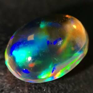 遊色効果!!(天然オパール1.914ct)m 約10.0×7.5mm ルース 裸石 宝石 ジュエリー jewelry opal iの画像3