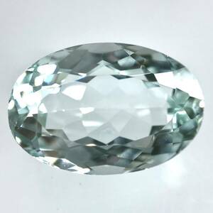 8.0ctUP!!(天然ベリル8.224ct)m 約16.5×11.5mmソーティング付 ルース 裸石 宝石 ジュエリーjewerly beryl i