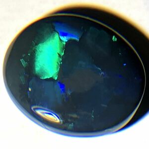 4.4ct!!遊色効果!! (天然ブラックオパール4.400ct)m 約6.5×5.1mm ルース 裸石 宝石 ジュエリー jewerly black opal EC0/EI0 テED4 K