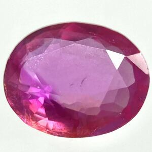 (天然ルビー0.589ct)M 約5.6×4.6mm ルース 裸石 コランダム 貴石 ruby 宝石 ジュエリー テDC0K