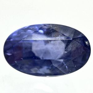 (天然サファイア1.423ct)m 約7.9×4.9mm ルース 裸石 宝石 ジュエリー sapphire corundum コランダム ソーティング付き K