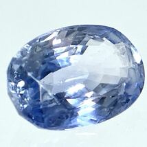 (天然サファイア1.235ct)m 約7.9×5.0mm ルース 裸石 宝石 ジュエリー sapphire corundum コランダム ソーティング付き K_画像2