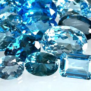 ( натуральный голубой топаз 16 пункт . суммировать 200ct)m разрозненный камни не в изделии ювелирные изделия голубой топаз jewelry blue topaz i