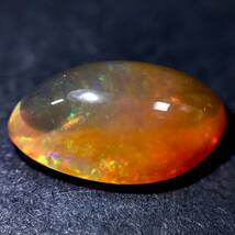 遊色効果!!(天然ファイアオパール4.698ct)m 約15.2×9.7mm ルース 裸石 宝石 ジュエリー fire jewelry opal i_画像1