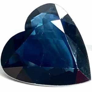 (天然サファイア7.649ct)m 約13.6×13.0mm ルース 裸石 宝石 ジュエリー sapphire corundum コランダム テDE0 K