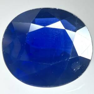 (天然サファイア3.348ct)m 約10.1×9.0mm ルース 裸石 宝石 ジュエリー sapphire corundum コランダム テDE0 K