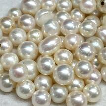 (本真珠おまとめ500ct)m 約100g 約6.0-11.0mmパール 裸石 宝石 ジュエリー jewelry pearl K_画像7