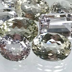 (天然スポジュメンおまとめ)j 50ct 裸石 宝石 spojumene jewelry ジュエリー ルース i