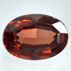 (天然ガーネット2.769ct)j 約9.5×6.8mm ルース 裸石 garnet ソーティング付き 宝石 ジュエリー i