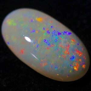 遊色効果!!(天然オパール4.809ct)j 約17.6×9.9mm ルース 裸石 宝石 ジュエリー jewelry opal k